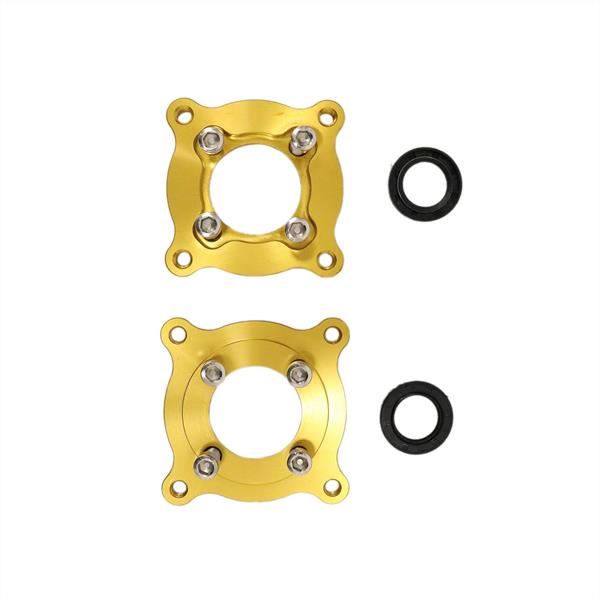 Pit Bike Gold CNC Wheel Set with Kenda Tyres & SDG Hubs - 17''F / 14''R