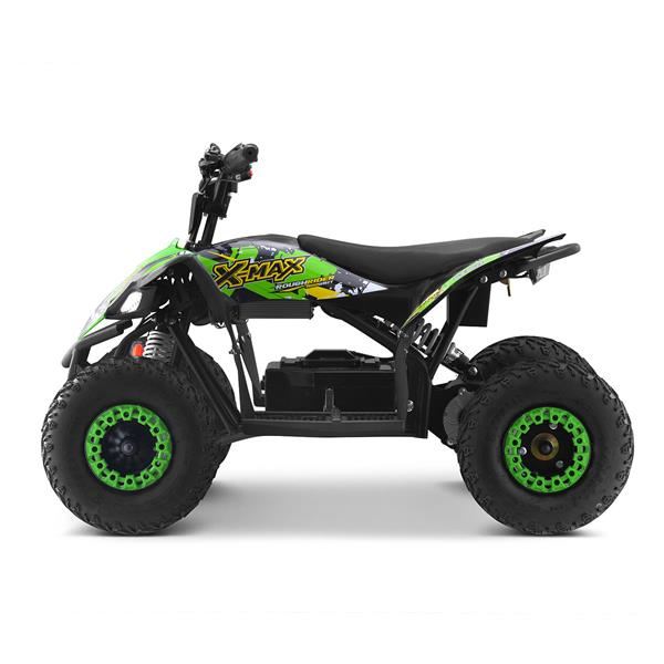 FunBikes X-Max Roughrider 1500w Lithium Electric Green Junior Quad Bike