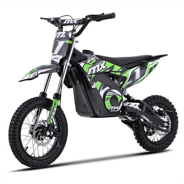 FunBikes MX1000w Green Kids Electric Dirt Bike