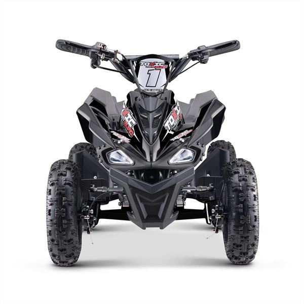 FunBikes Toxic 800w Black White Kids Electric Mini Quad Bike V2