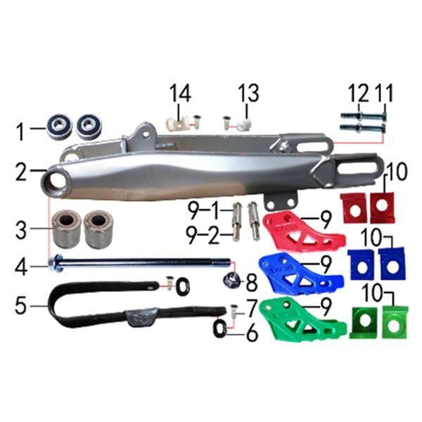 M2R KXF125 Pit Bike Rear Swing Arm Spacer Bush