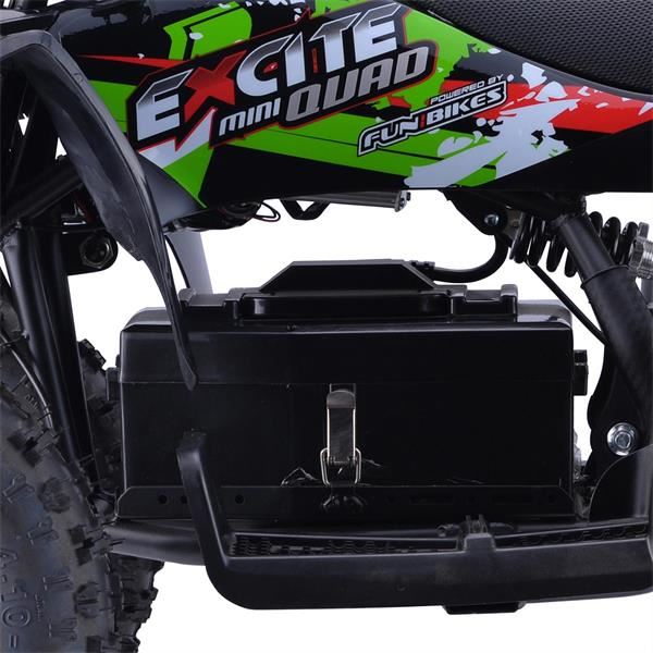 Excite 1000w Green Kids 2023 Premium Electric Mini Quad Bike