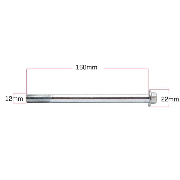 Funbikes MXR Dirt Bike Front Axle