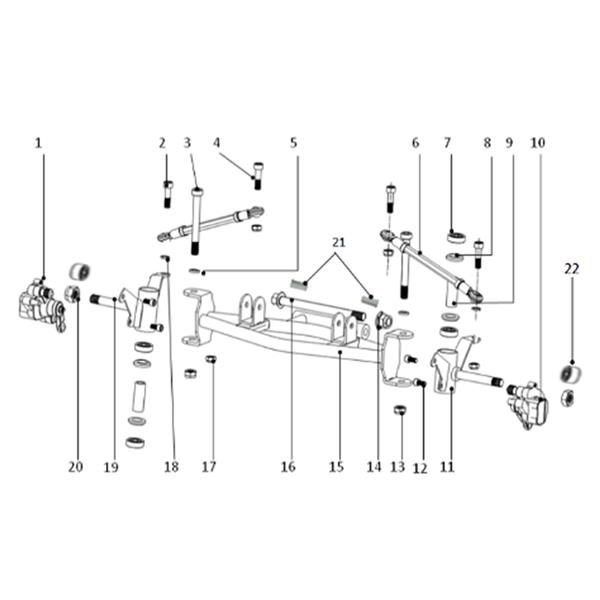 FunBikes Excite 1000w Mini Quad Stub Axle Bearing
