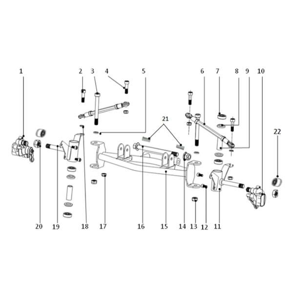 FunBikes Excite 50cc Mini Quad Stub Axle Bearing
