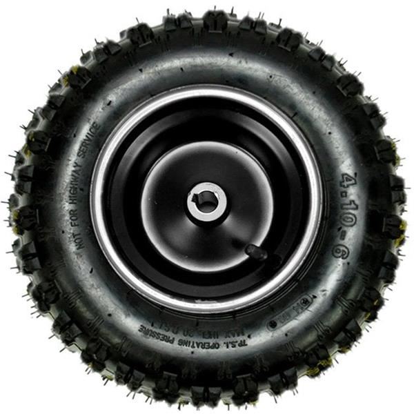 Funbikes 96 Big Wheel Petrol Mini Quad White Rear Wheel