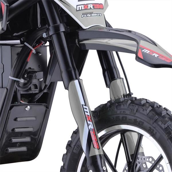 FunBikes MXR 790w Lithium Electric Motorbike 61cm Grey Kids Dirt Bike