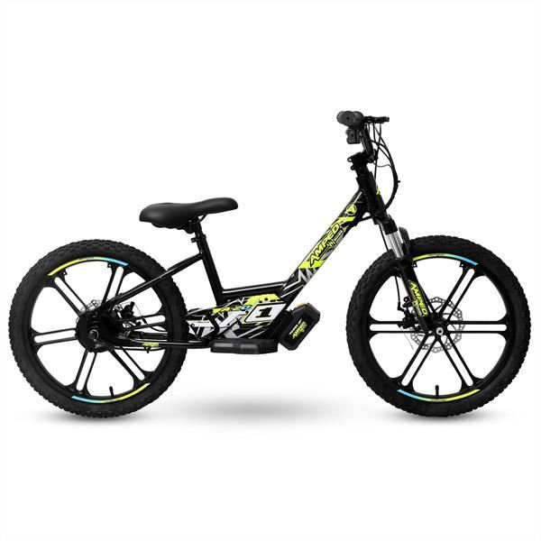 Amped A20 300w 36v 5.0ah Li Black Kids Electric Balance Bike