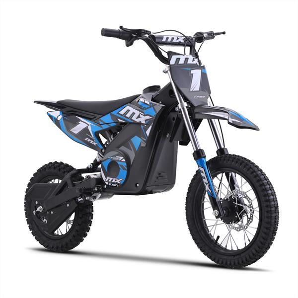 FunBikes MX1000w Blue Kids Electric Dirt Bike