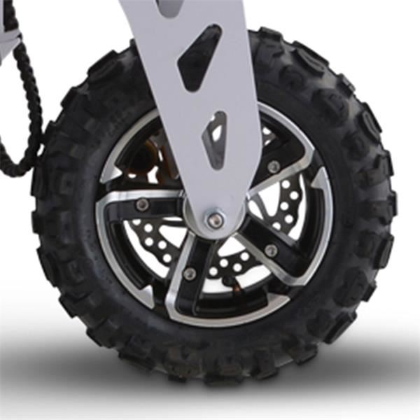 Chaos GT1600 Sport 48v Lithium Hub Drive Off Road White Adult Electric Scooter