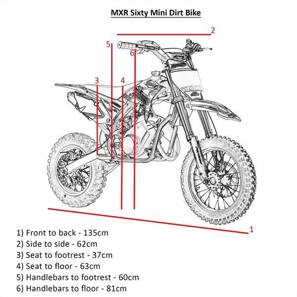 FunBikes MXR SIXTY 61cm Green Kids 2023 Performance Mini Dirt Bike
