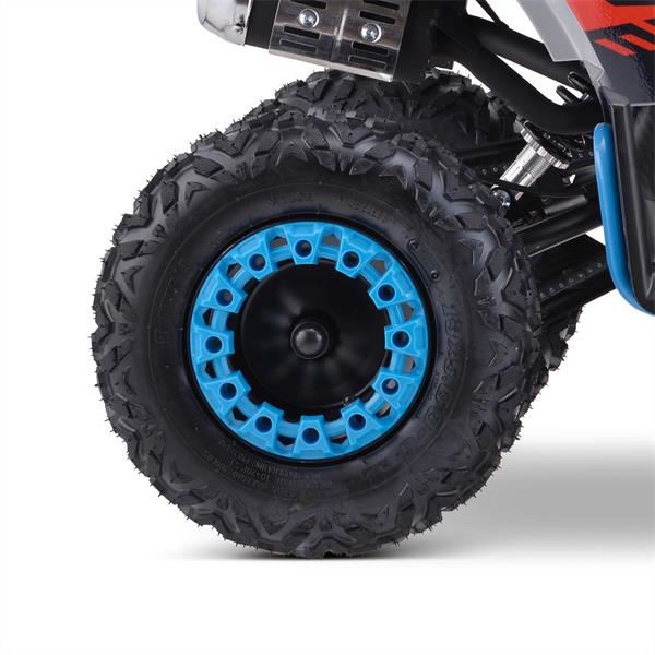 FunBikes Ranger 50cc Blue Kids Petrol Mini Quad Bike V2