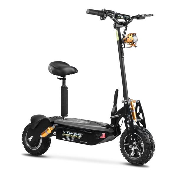 Chaos 1000w 48v SLA Hub Drive Black Off Road Electric Scooter
