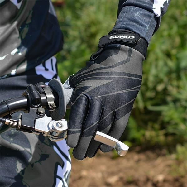 Chaos Kids Motorbike Quad Bike Gloves Black