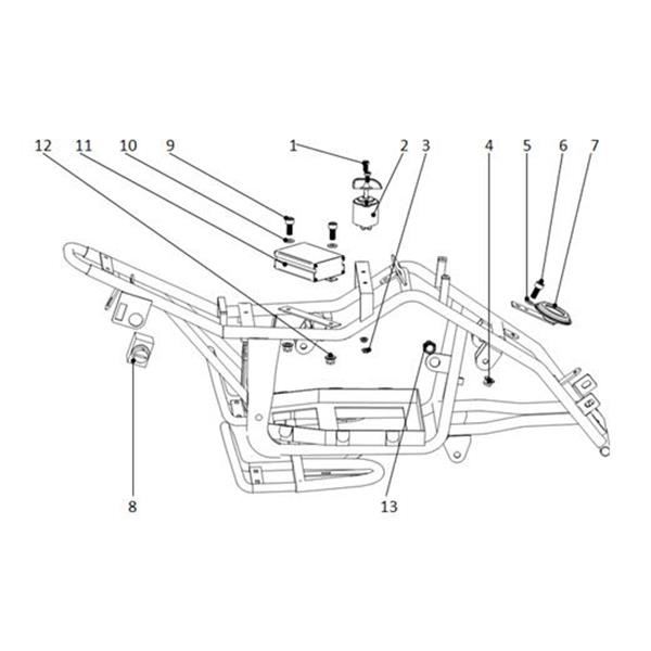 Funbikes 96 Electric Mini Quad Speed Selection Switch