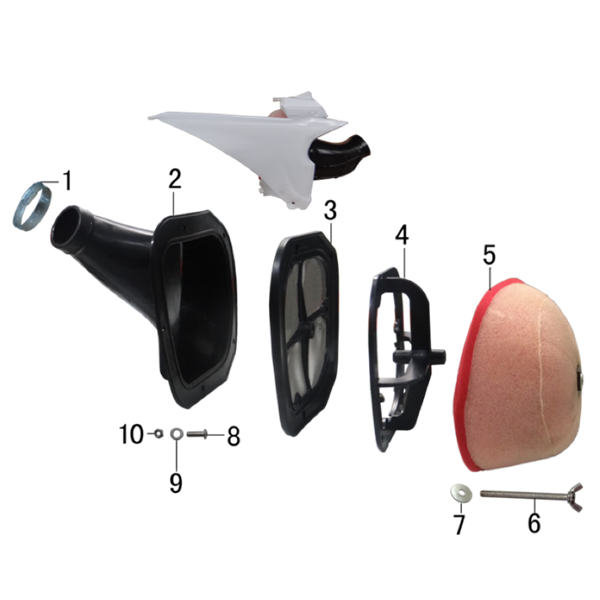 M2R J2 250cc Dirt Bike Air Filter Rubber Housing