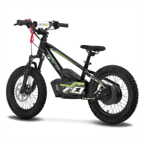 Amped A16 Pro 400w 36v 5ah Li Black Kids Electric Balance Bike
