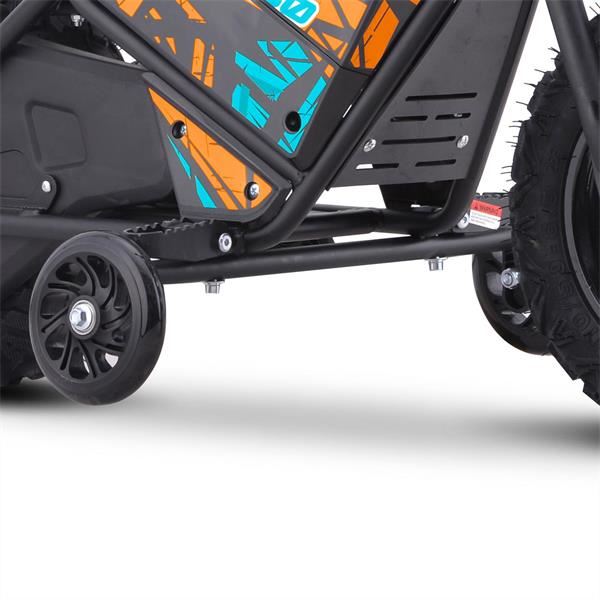 FunBikes MB250 250w 24v SLA Orange Electric Kids Mini Bike