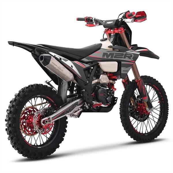 M2R RS-R 300 279cc 21/18 94cm Black/Grey Motocross Dirt Bike