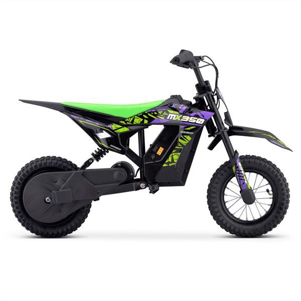 FunBikes MX350 Green Electric Kids Dirt Bike