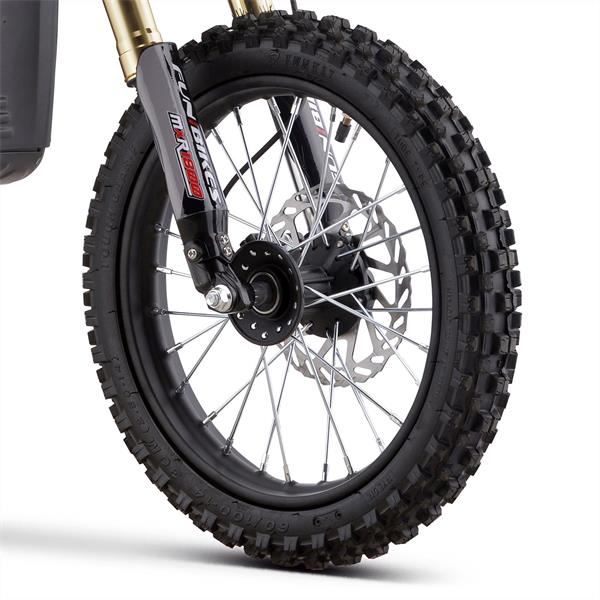 FunBikes MXR 1500w 48v Lithium Electric Motorbike 14/12 68cm Grey Kids Dirt Bike