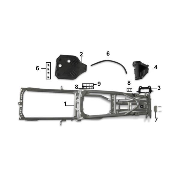 Pentora 250cc Quad Bike Main Frame