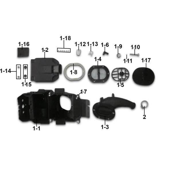 Xtrax Sport 250cc Quad Bike Upper Air Filter Cover