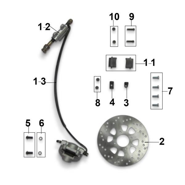 Xtrax Sport 250cc Quad Bike Rear Brake Reservoir Bolt