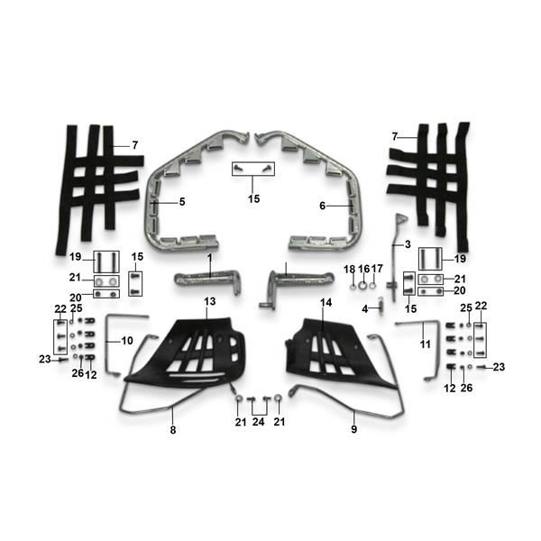 Xtrax Sport 250cc Quad Bike Rear Brake Pedal Spring
