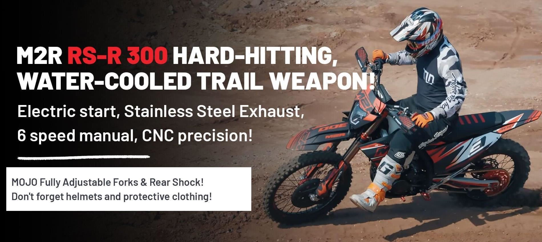 M2R RS-R 300 HARD-HITTING, WATER-COOLED TRAIL WEAPON!